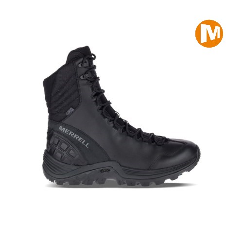 Merrell Thermo Rogue Tactical Waterproof Ice+ Womens Work Boots Black UK.VFEY